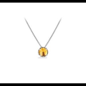 💯 David Yurman Chatelaine® Pendant Necklace with Citrine